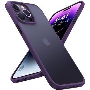 iPhone 14 Pro Phone Case, Purple, Slim and Durable